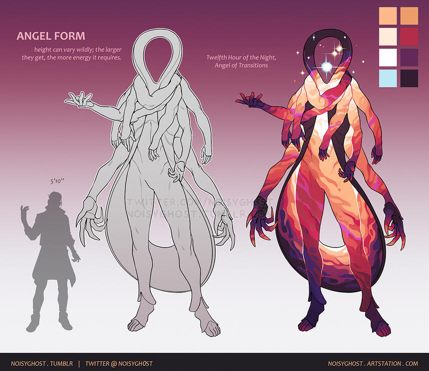 Full body reference (angel)